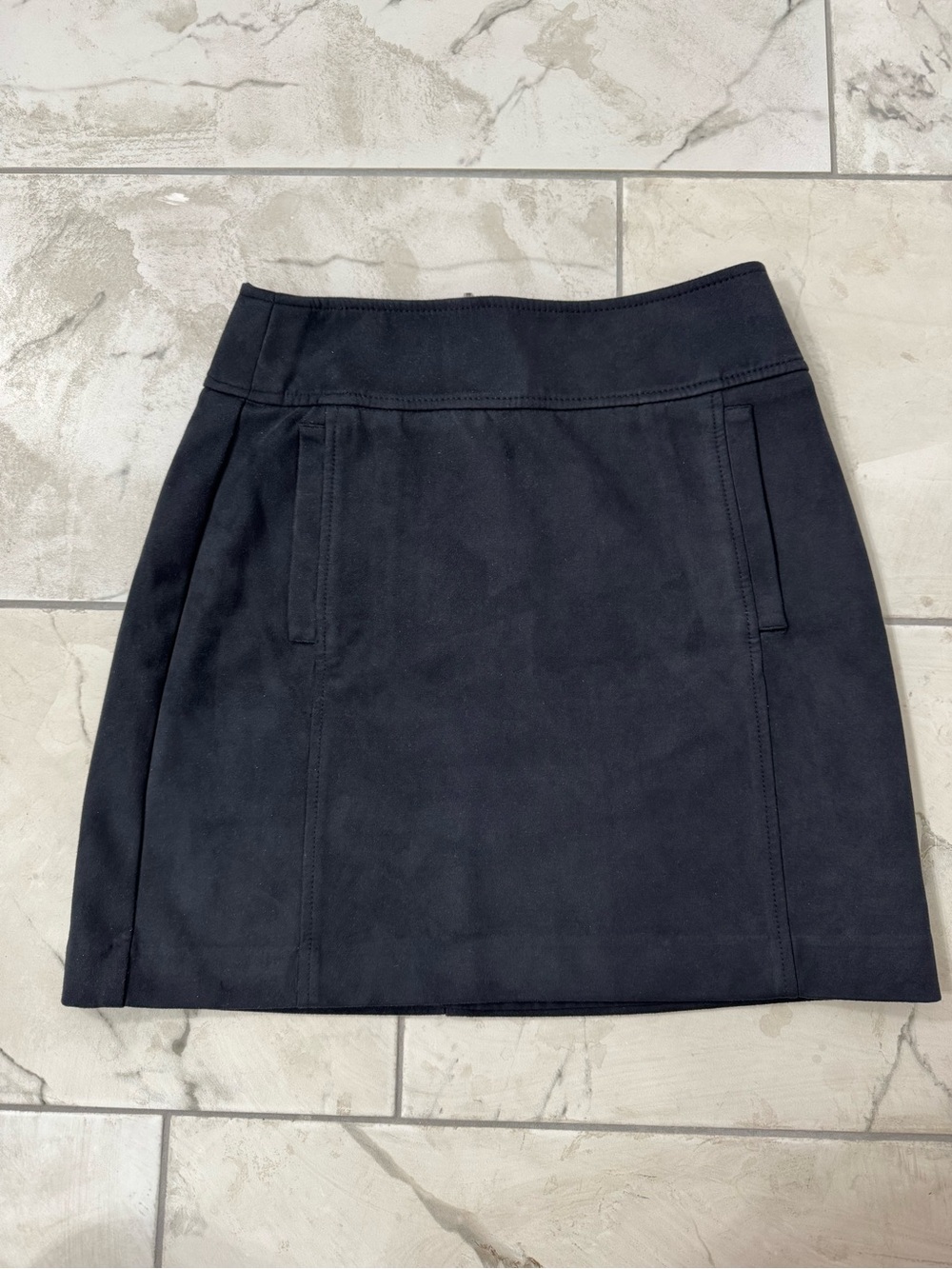 Loft Women's Suede A-Line Skirt Size 2